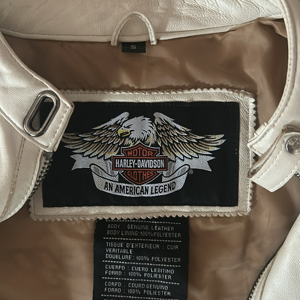 Harley Davidson Genuine Leather Jacket - Picture 4 of 4